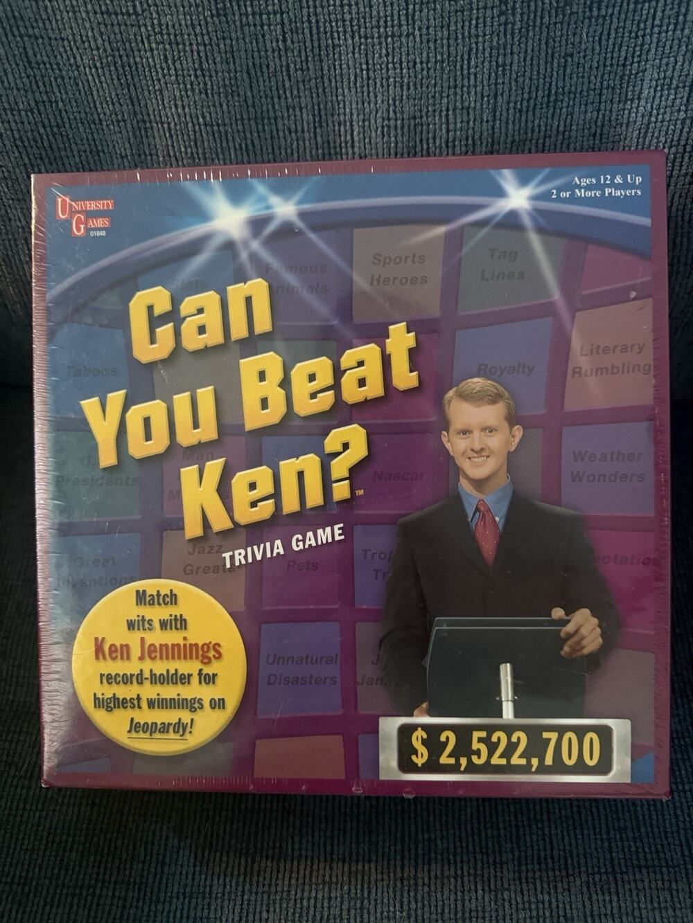 New 2005 Can You Beat Ken? Trivia Board Game Jeopardy Winner by Ken Jennings